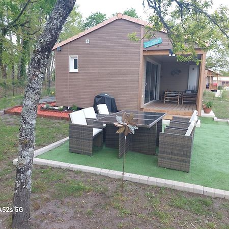 La Cabane 27 ~ Chalet Cosy Au Bord Du Lac De Peyre Labouheyre Exterior foto
